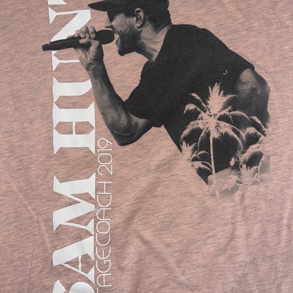 Sam Hunt Concert Tee from Stagecoach Festival 2019: Women’s Small - Picture 2 of 3